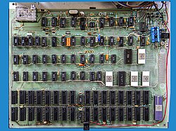 CyberVision 2001 Logic Board containing 91 integrated circuits.