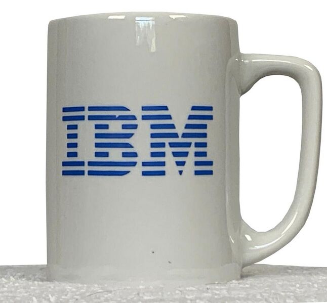 File:IBM merchandising coffee mug with company logo.jpg