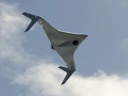 Northrop Grumman Bat UAV in flight in June 2014.JPG