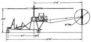 Orthographic projection of the Seibel S-4.