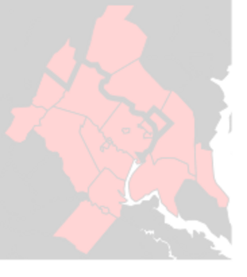 USA Washington Metropolitan Area location map.svg