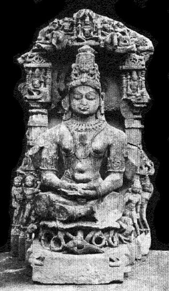 File:Buddha incarnation of Vishnu, from Sunari, Medieval period.jpg