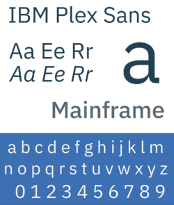 IBM Plex Sans sample.svg