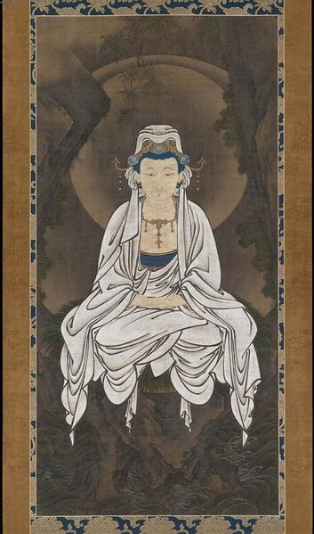 File:Kano White-robed Kannon, Bodhisattva of Compassion.jpg