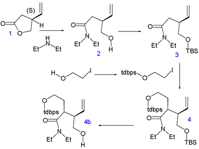 Stork Quinine synthesis
