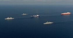 Ships of Op Recsyr Removing Chemical Weapons from Syria MOD 45157009.jpg