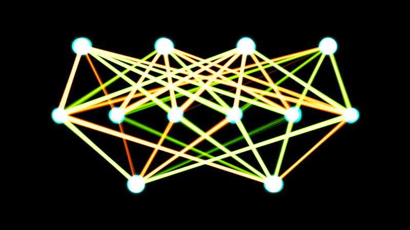 File:Single-layer feedforward artificial neural network.png