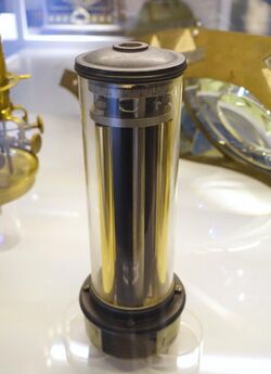 Sun valve designed by Gustaf Dalen, 1912, turns lighthouse on at night and off during the day, TM34299 - Tekniska museet - Stockholm, Sweden - DSC01443.JPG