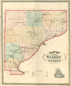 Warren County, Indiana map from 1877 atlas.png