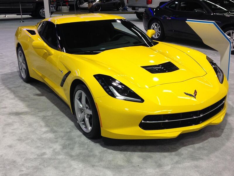 File:2014 Chevy Corvette Stingray in yellow at LA Auto Show.jpg