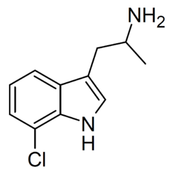 7-Cl-AMT structure.png