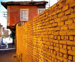 Backstreets traditional Turkish houses Milas Turkey.jpg