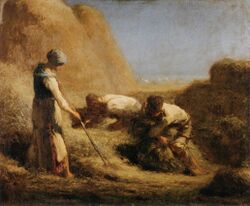 Jean-François Millet (II) - Trussing Hay - WGA15689.jpg