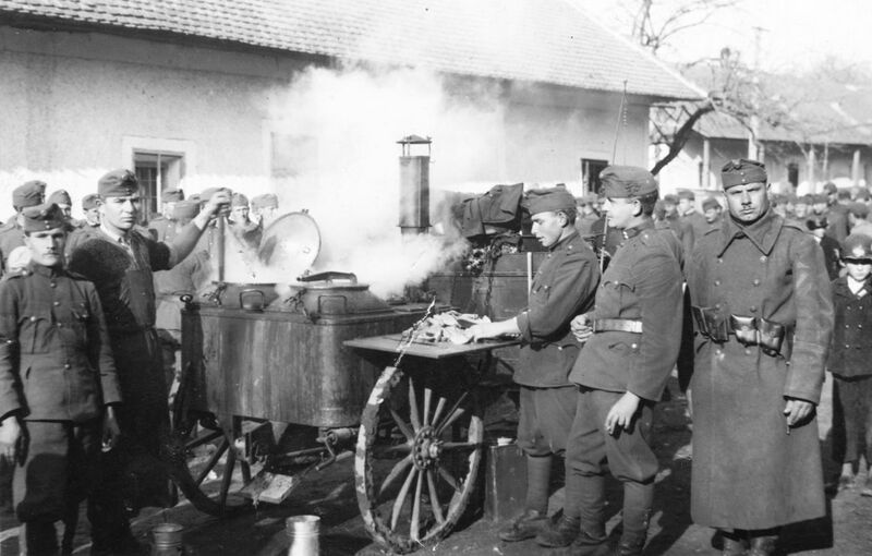 File:Meal, goulash cannon, soldier Fortepan 28170.jpg