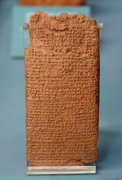 File:Medical recipe concerning poisoning. Terracotta tablet, from Nippur, Iraq, 18th century BCE. Ancient Orient Museum, Istanbul.jpg