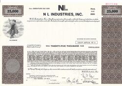 NL Industries (Dutch Boy Paint) Specimen Stock Certificate, c.1975.jpg