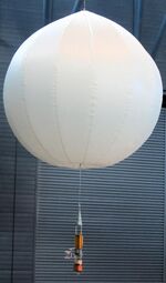 Russian "Vega" balloon mission to Venus on display at the Udvar-Hazy museum.jpg