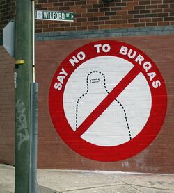 Say no to Burqas mural in Newtown, New South Wales.jpg