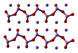 Catena-arsenite chains