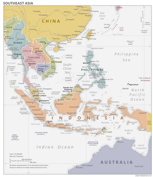 File:Southeast Asia Political Map World Factbook 2020.png