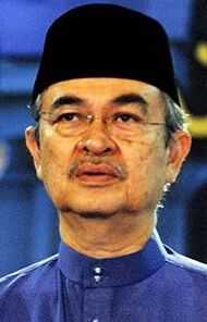 An official photo of former prime minister Abdullah Ahmad Badawi.
