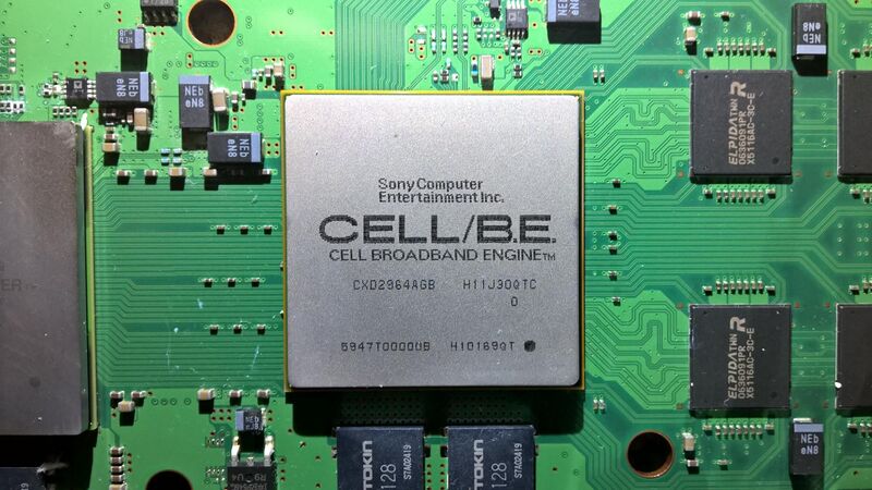 File:CELL BE processor PS3 board.jpg