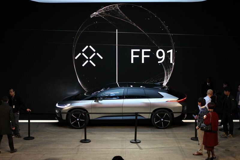File:Faraday Future's FF 91 unveiled at 2017 CES.jpg