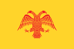 Flag of the Serbian Empire, Byzantine version.svg