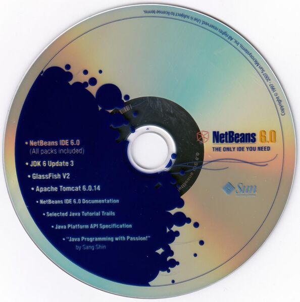 File:NetBeans 6.0 installation disc.jpg