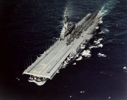 USS Hornet (CVA-12) en route to Guantanamo Bay on 10 January 1954 (80-G-K-17108).jpg