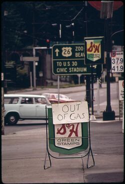 'OUT OF GAS' SIGNS HAVE CROPPED UP ALL OVER THE PORTLAND AREA etc NARA - 548174 (Ke4roh restore).jpg