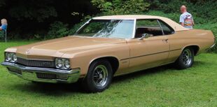 1972 Buick Centurion Formal Coupe, front left (2022 Back to the 50's Weekend).jpg