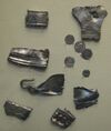 Hack silver, ingots and coins from the Coleraine Hoard