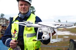 Drone surveillance helps search and rescue in Nepal (16691214064).jpg