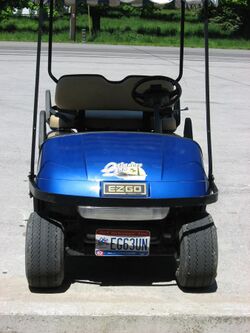 Golf cart with license plate.jpg