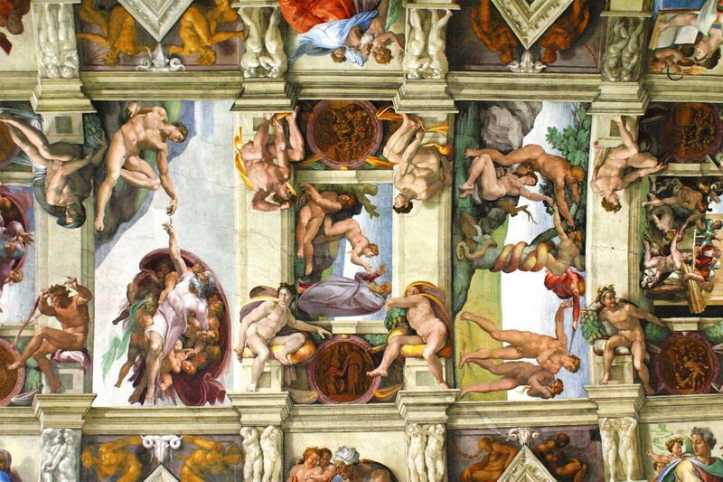 File:La volta della Cappella Sistina (Michelangelo Buonarroti 1508-1512) - panoramio.jpg