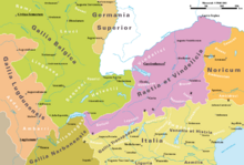 Römische Provinzen im Alpenraum ca 14 n Chr.png