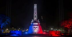 Rizal Park France tricolor.jpg