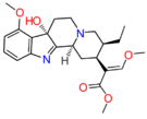 Chemical structure of 7-Hydroxymitragynine.