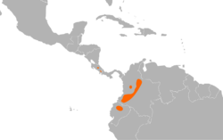 Cypseloides cherriei map.svg
