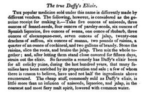 A recipe for Daffey's Elixir