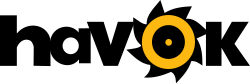 The Havok logo, showing the word "havok" in lower-case letters with the "o" resembling a sawblade.
