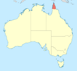 Ictinogomphus paulini distribution map.svg