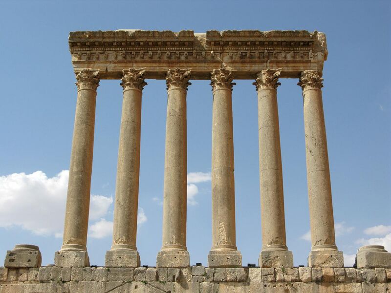 File:Lebanon, Baalbek, Temple of Jupiter in Baalbek.jpg