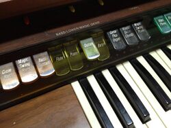 Lowrey Magic Genie Organ - Bass, Lower, Magic Genie tongues.jpg