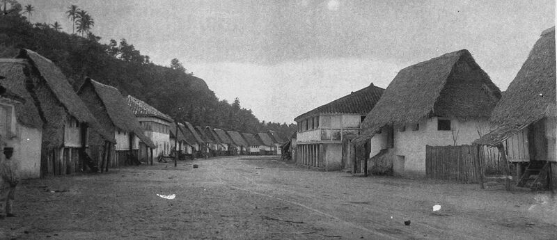 File:Main street of Agana or Hagåtña, Guam (1899-1900).jpg