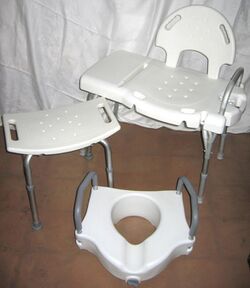 SOLD Shower chair, bath transfer bench, toilet riser (4861775529).jpg