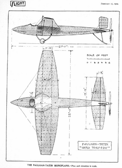 Airplane design diagram 1912 tatin torpedo PDold.png