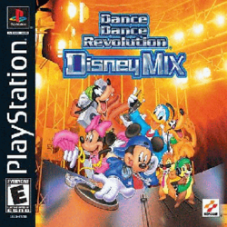 Dance Dance Revolution Disney Mix North American PlayStation cover art.png