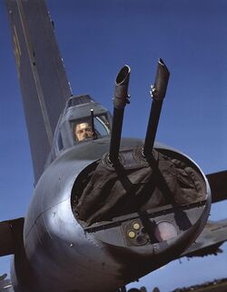 Tail Gunner in Boeing B-17 Flying Fortress, 1943.jpg